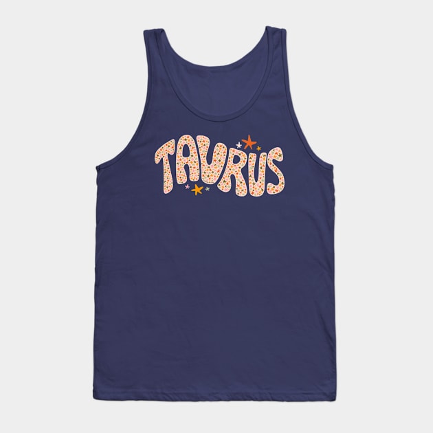 Starry Taurus Tank Top by Doodle by Meg